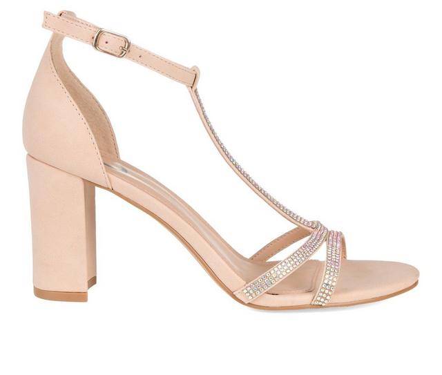 Women's Journee Collection Denali Special Occasion Shoes in Nude color