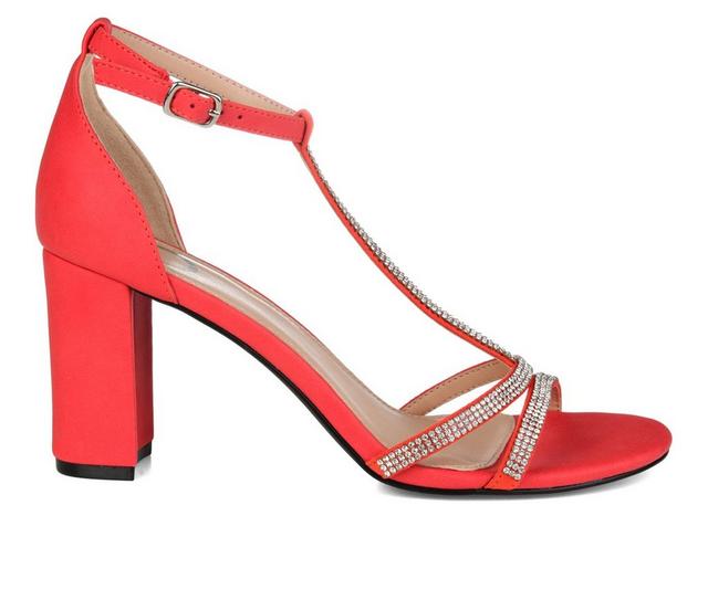 Women's Journee Collection Denali Special Occasion Shoes in Red color