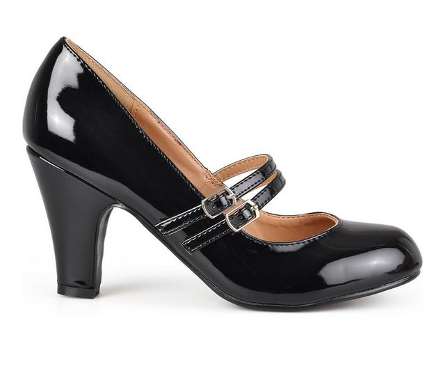 Women's Journee Collection Wendy Mary Jane Pumps in Black color