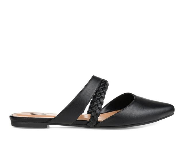 Women's Journee Collection Olivea Mules in Black color