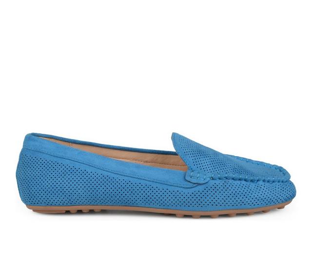 Women's Journee Collection Halsey Loafers in Blue color