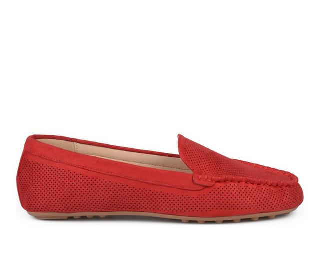 Women's Journee Collection Halsey Loafers in Red color