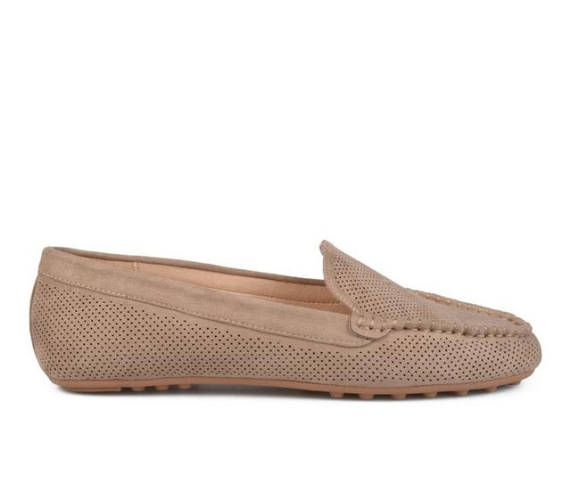 Women's Journee Collection Halsey Loafers in Taupe color