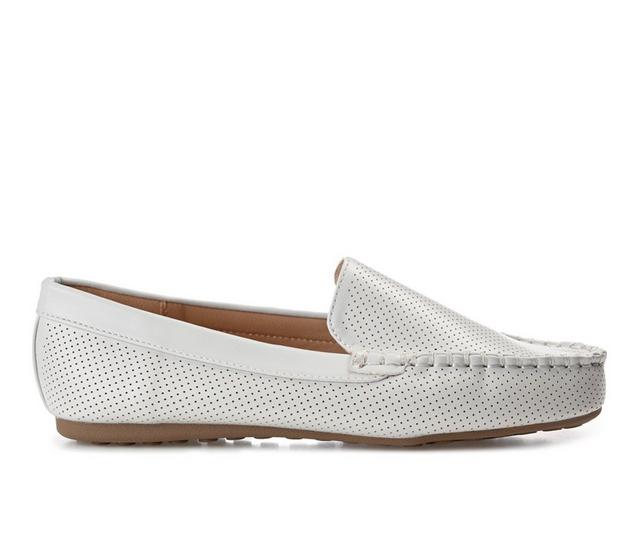 Women's Journee Collection Halsey Loafers in Light Grey color