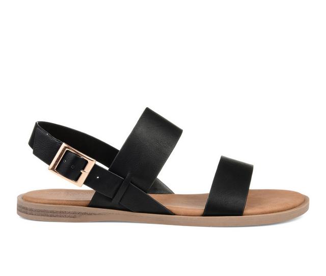 Women's Journee Collection Lavine Sandals in Black color