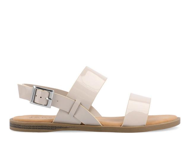 Women's Journee Collection Lavine Sandals in Beige color