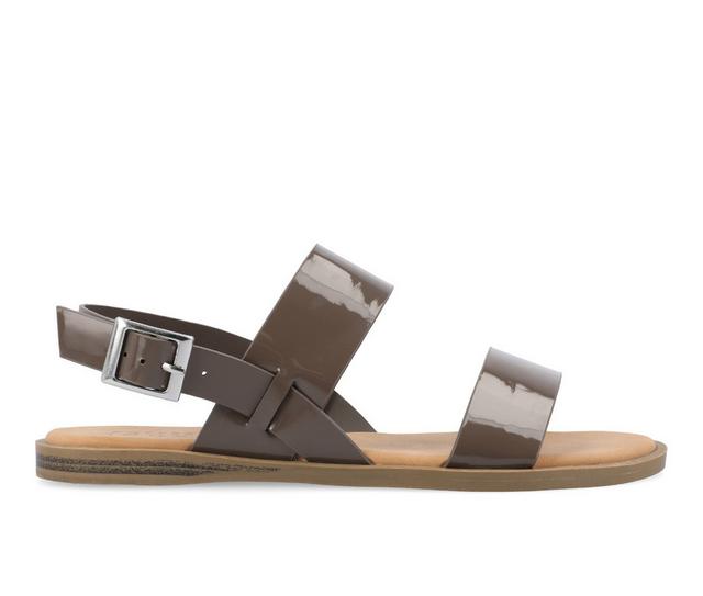 Women's Journee Collection Lavine Sandals in Taupe color