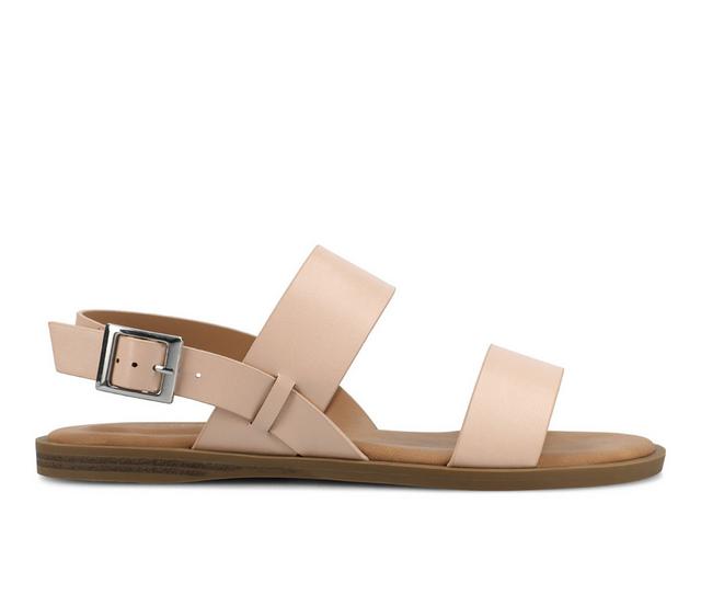 Women's Journee Collection Lavine Sandals in Blush color