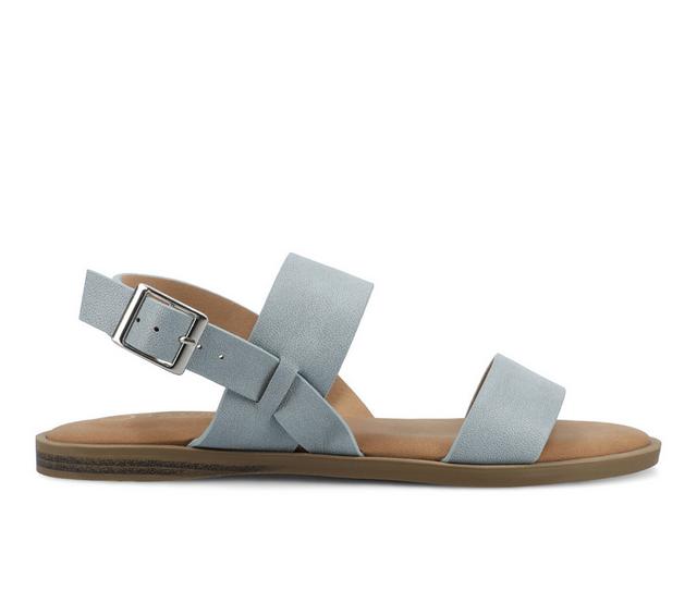 Women's Journee Collection Lavine Sandals in Denim Blue color