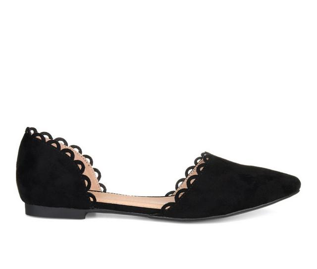 Women's Journee Collection Jezlin Flats in Black color