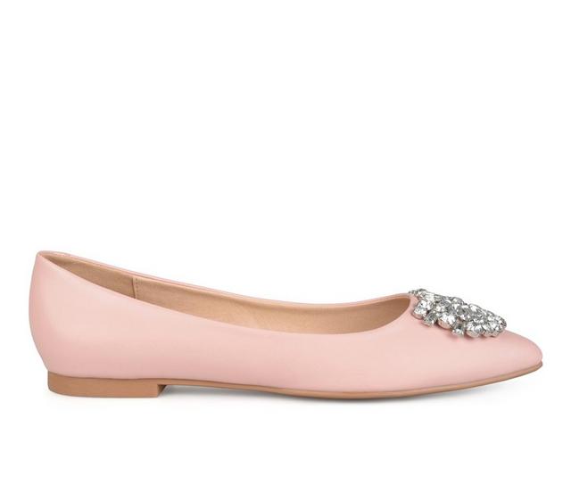 Women's Journee Collection Renzo Flats in Pink color