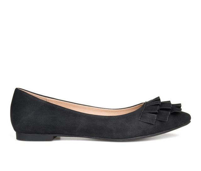 Women's Journee Collection Judy Flats in Black color