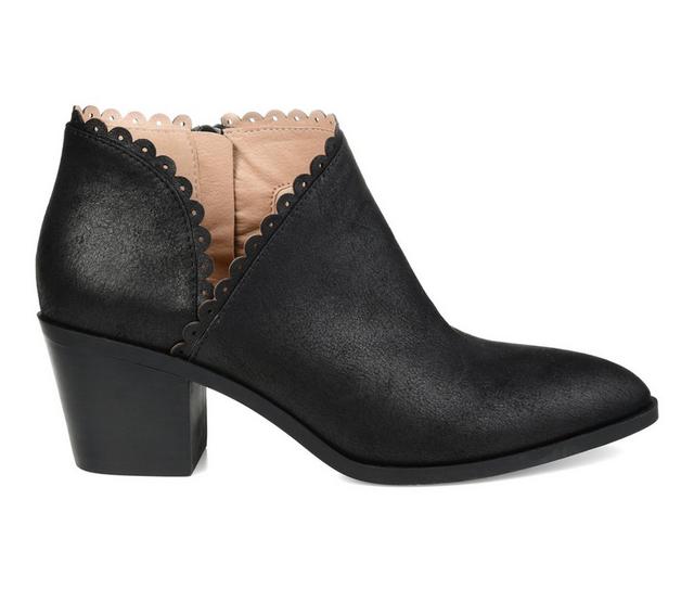 Women's Journee Collection Tessa Booties in Black color