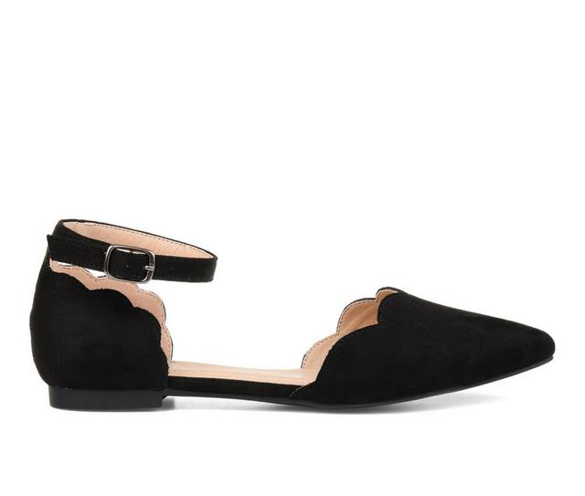 Women's Journee Collection Lana Flats in Black color