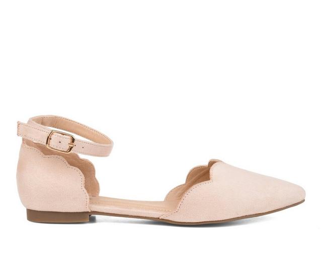Women's Journee Collection Lana Flats in Nude color
