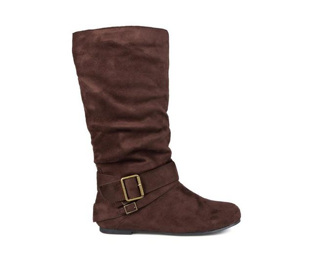 Women's Journee Collection Shelley-6 Boots in Brown color