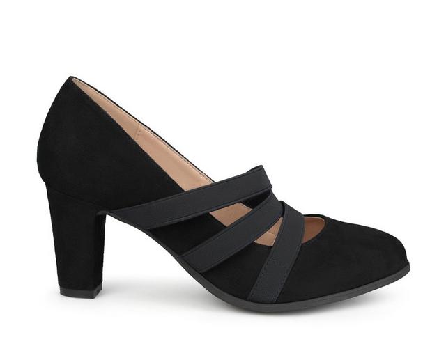 Women's Journee Collection Loren Pumps in Black color