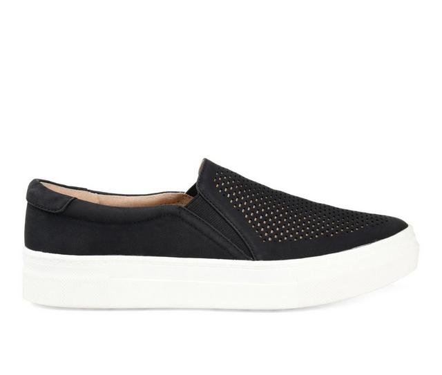 Women's Journee Collection Faybia Slip-On Shoes in Black color