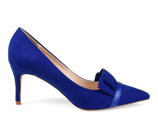 Women's Journee Collection Marek Pumps in Blue color