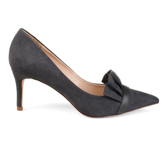 Women's Journee Collection Marek Pumps in Grey color