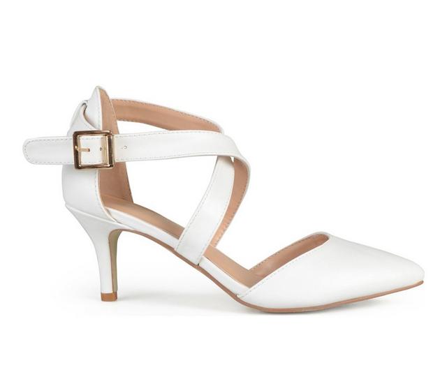 Women's Journee Collection Riva Pumps in White color