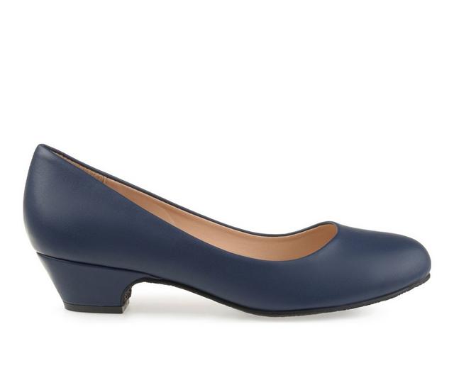 Women's Journee Collection Saar Pumps in Navy color