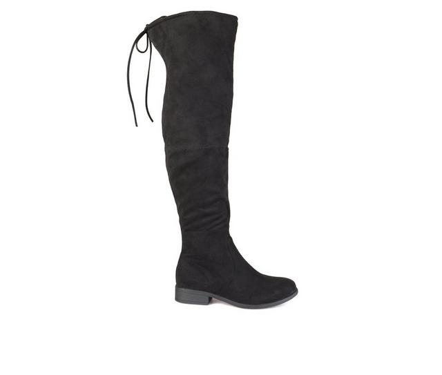 Women's Journee Collection Mount Over-The-Knee Boots in Black color