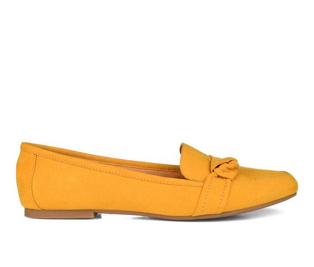 Women's Journee Collection Marci Loafers in Mustard color