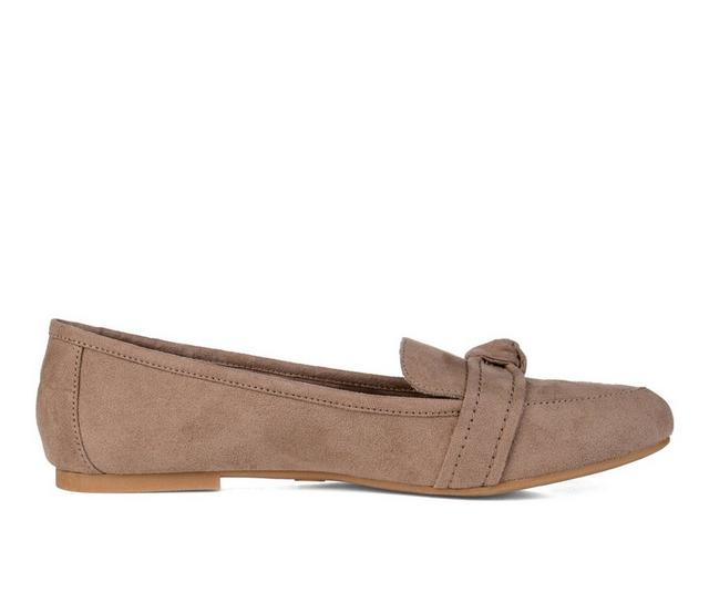 Women's Journee Collection Marci Loafers in Taupe color