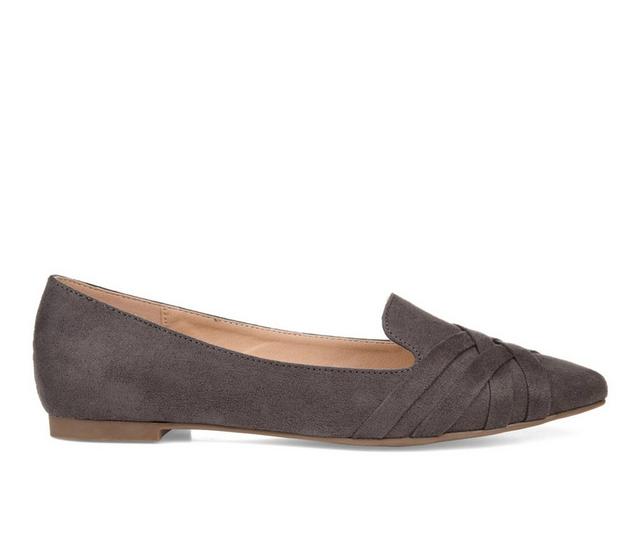 Women's Journee Collection Mindee Flats in Grey color