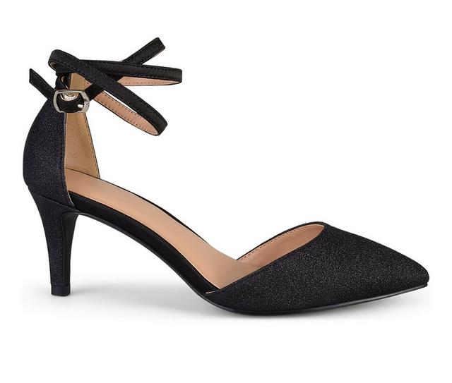 Women's Journee Collection Luela Special Occasion Shoes in Black color