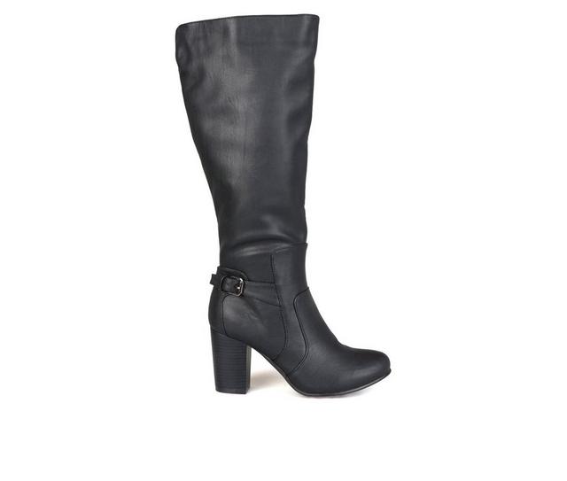 Women's Journee Collection Carver Knee High Boots in Black color