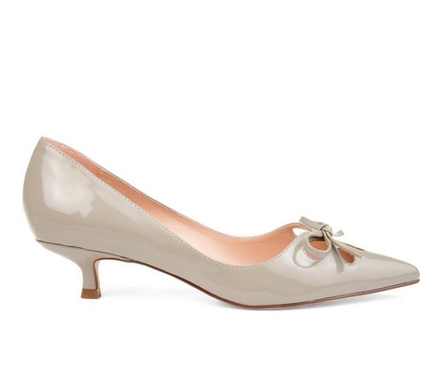 Women's Journee Collection Lutana Pumps in Grey color