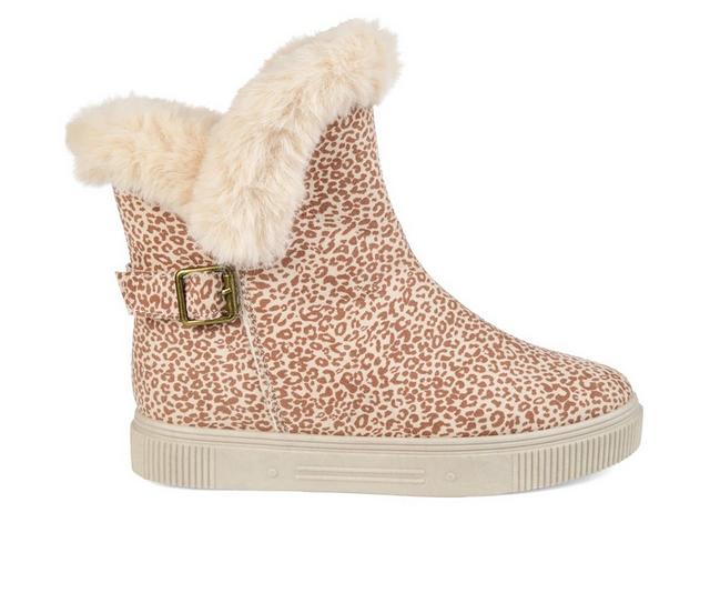 Women's Journee Collection Sibby Winter Boots in Leopard color