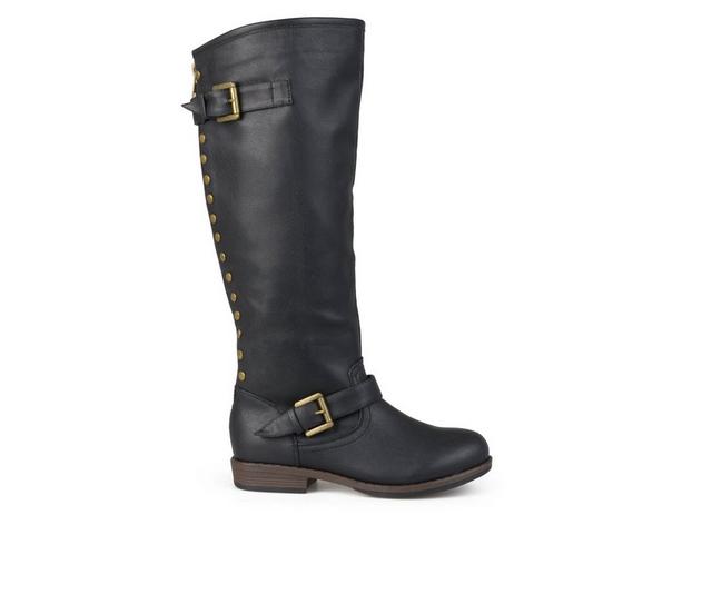 Women's Journee Collection Spokane Knee High Boots in Black color