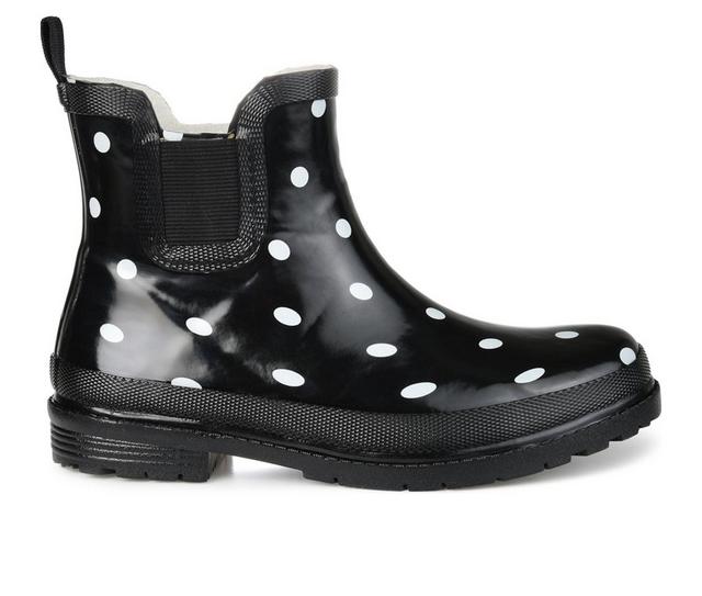 Women's Journee Collection Tekoa Waterproof Rain Boots in Dot color