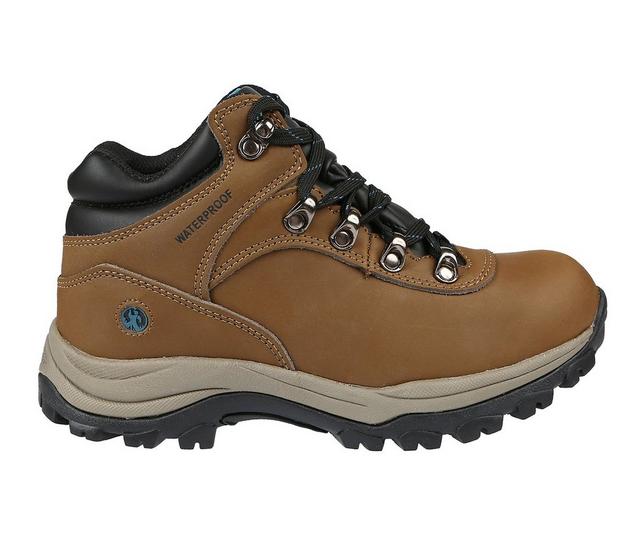 Women's Northside Apex Lite Hiking Boots in Med Brwn/Teal color