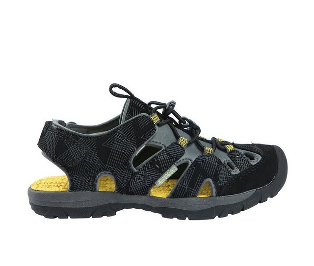 Boys' Northside Toddler & Little Kid Burke SE Outdoor Sandals in Black/Yellow color