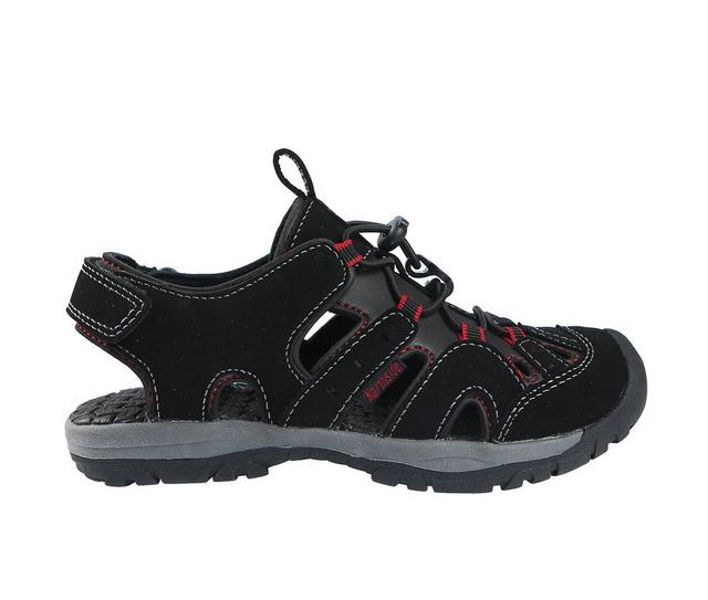 Boys' Northside Toddler & Little Kid Burke SE Outdoor Sandals in Black/Red color