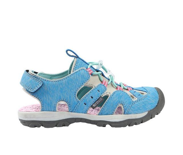 Girls' Northside Toddler & Little Kid Burke SE Outdoor Sandals in Blue/Pink color