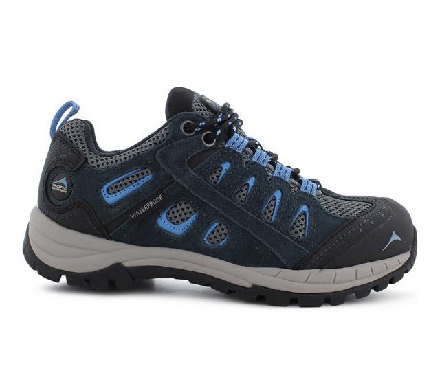 Women's Pacific Mountain Sanford Waterproof Hiking Shoes in Navy color
