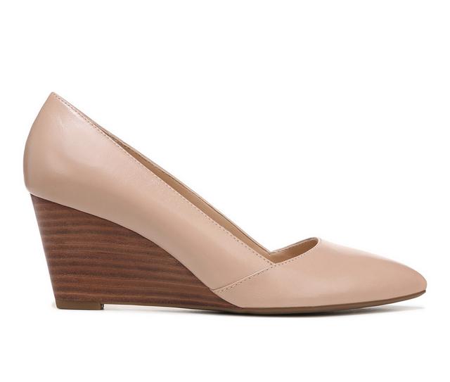 Women's Franco Sarto Frankie Wedge Pumps in Beige Leather color