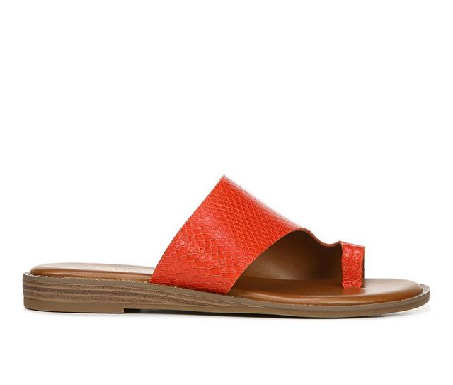 Women's Franco Sarto Gem Sandals in Bright Orange color