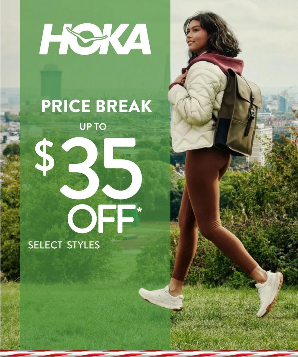 Save up to $35 off select Men's and Women's Hoka.