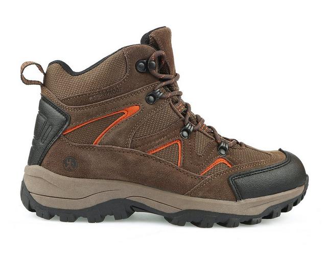 Men's Northside Snohomish Mid Hiking Boots in Orange/Bark color