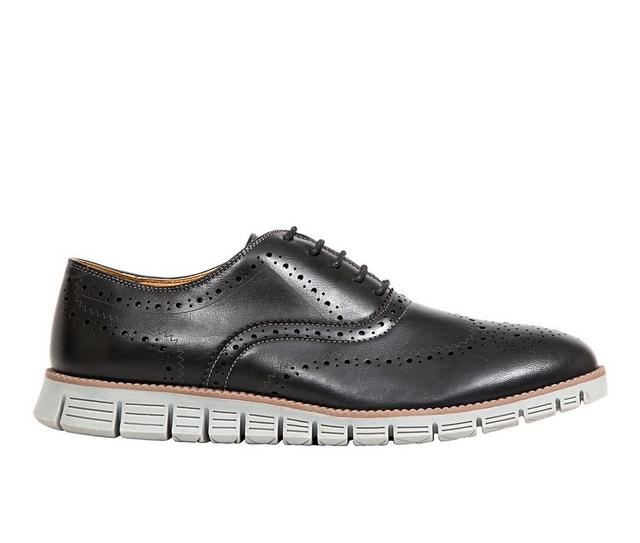 Boys' Deer Stags Little Kid & Big Kid Benton Jr. Dress Shoes in Black/Grey color