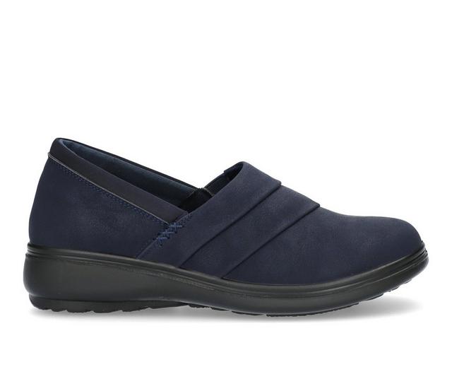 Women's Easy Street Maybell Clogs in Navy color