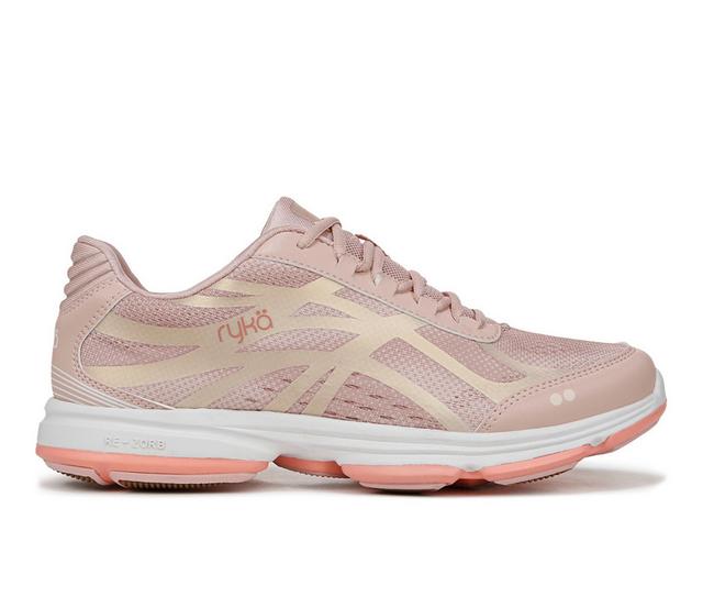 Women's Ryka Devotion Plus 3 Walking Shoes in Dusty peach color