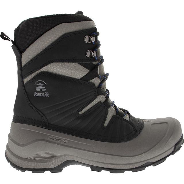 Men's Kamik Iceland Winter Boots in Black Grey color