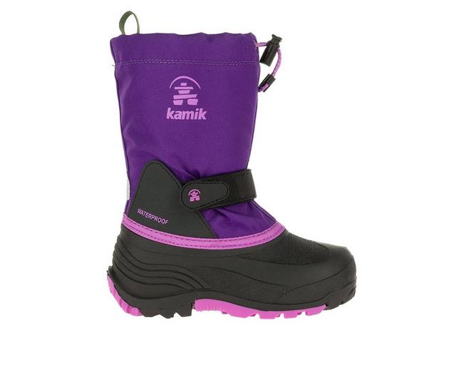 Kids' Kamik Little Kid & Big Kid Waterbug Winter Boots in Purple color